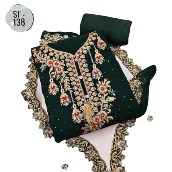 RUAIFA COLLECTION Premium Three Piece – Pure Cotton Stylish Suit for Women